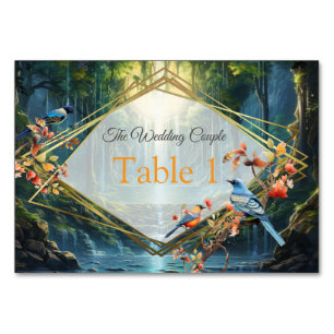 Travelling Waterfall Destination of Our World Table Number