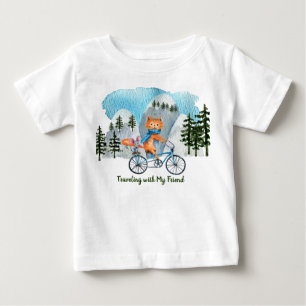 Travelling With My Friend Baby Fine Jersey T-Shirt