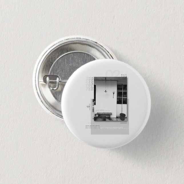 travelog_2 1 inch round button (Front & Back)