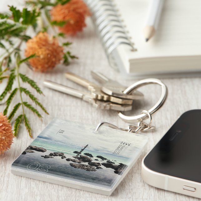 travelog_3 acrylic keychain (Front Right)