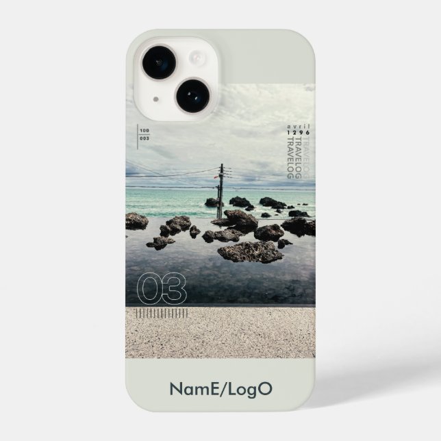 travelog_3 iPhone case (Back)