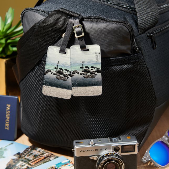 travelog_3 luggage tag (Front & Back)