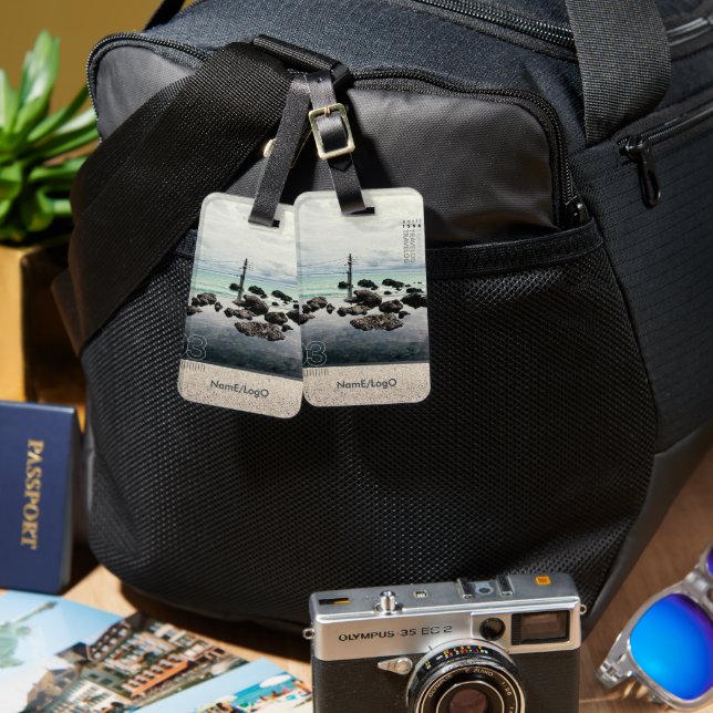 travelog_3 luggage tag (Front & Back)