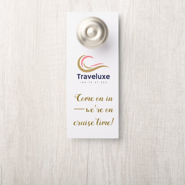 Traveluxe Ignite at Sea Small Door Hanger (On Knob)