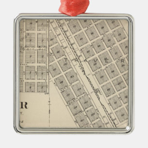 Traver, Tulare County Metal Ornament