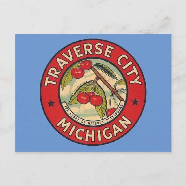 Traverse City, Michigan - Carte postale (Devant)