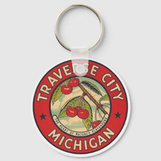 Traverse City, Michigan  Keychain