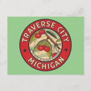 Traverse City, Michigan -  Postcard