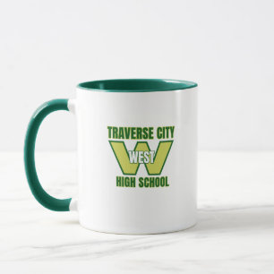 Traverse City West High School Café Mug