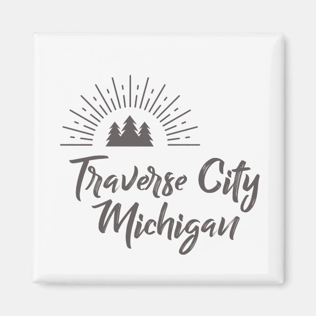 TRAVERSE VILLE MICHIGAN MAGNET (Devant)