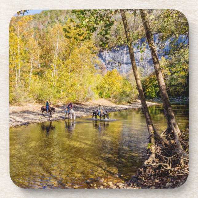 Traverser Le Dessous de verre De La Rivière Buffal (Devant)