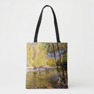 Traverser Le Sac fourre-tout Réutilisable De La Ri