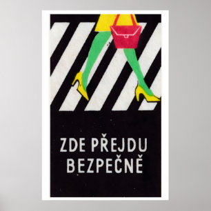 Traversez la route en toute sécurité - Impression 