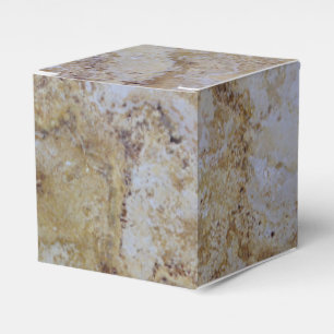 travertine limestone favor box