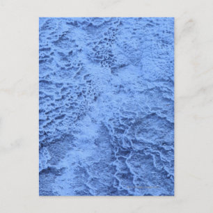 Travertine rock postcard