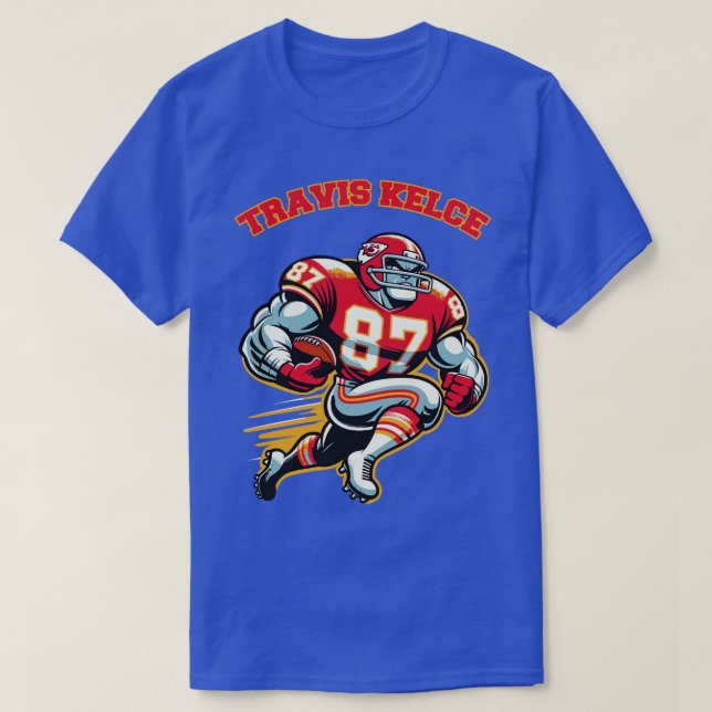 Travis Kelce toon 1 T-Shirt (Design Front)