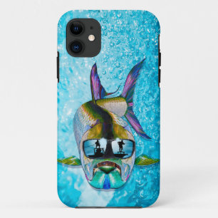 Travis Tarpon Sunglasses on Case-Mate iPhone 11 Case