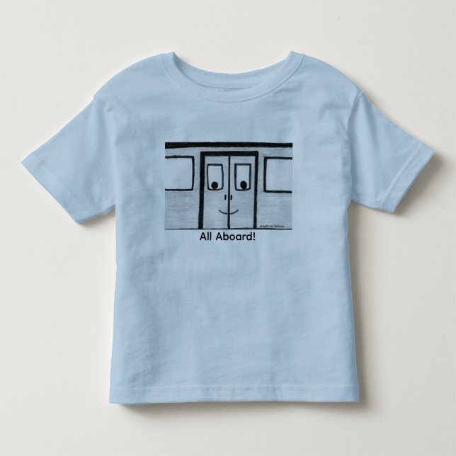 "Travis the Train Door" T-Shirt (Front)