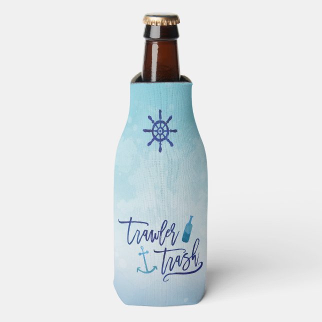 Trawler Trash Bottle Cooler (Bottle Front)
