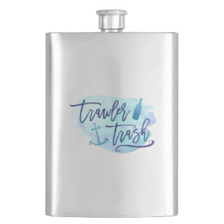 Trawler Trash Hip Flask