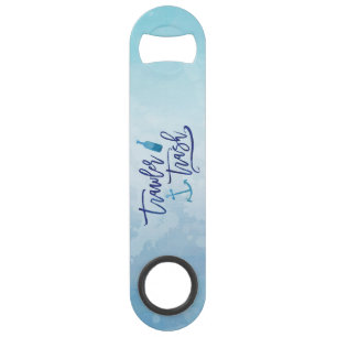 Trawler Trash (Personalized with boat name) Speed Bottle Opener