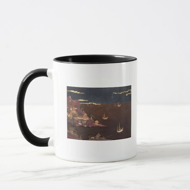 Tray with marine scene mug (Left)