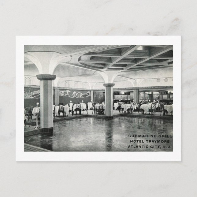 Traymore Hotel, Atlantic City, NJ Vintage Postcard (Front)