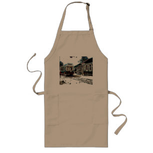 TRC Neon streetcar at stn Long Khaki Apron