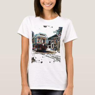 TRC Neon streetcar at stn Women's Basic T-Shirt
