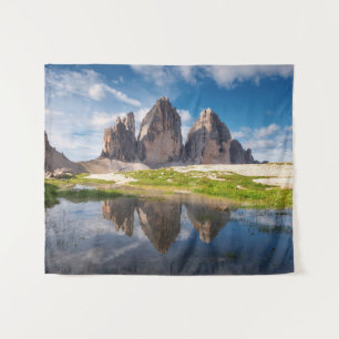 Tre Cime di Lavaredo/Drei Zinnen Dolomite mountain Tapestry