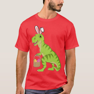TRe Dinosaur Easter Bunny Boys, Girls, and Adults T-Shirt