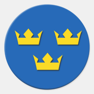 tre kroner sweden stickers