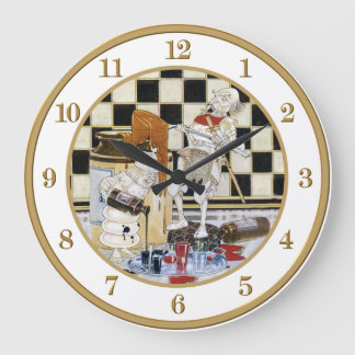 Treacle and Ink From Alice in Wonderland Large Clock