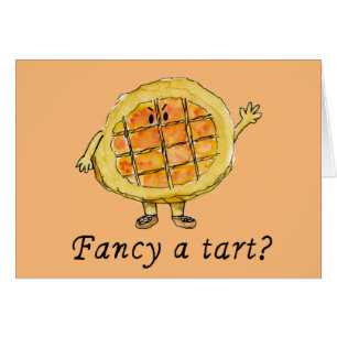 Treacle tart cartoon funny Fancy a Tart quote