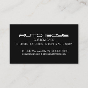 Tread Auto Business Card