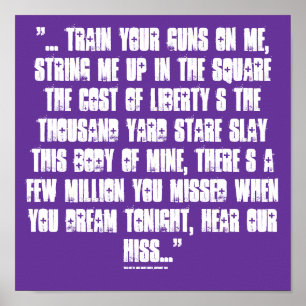 Tread Not Poster