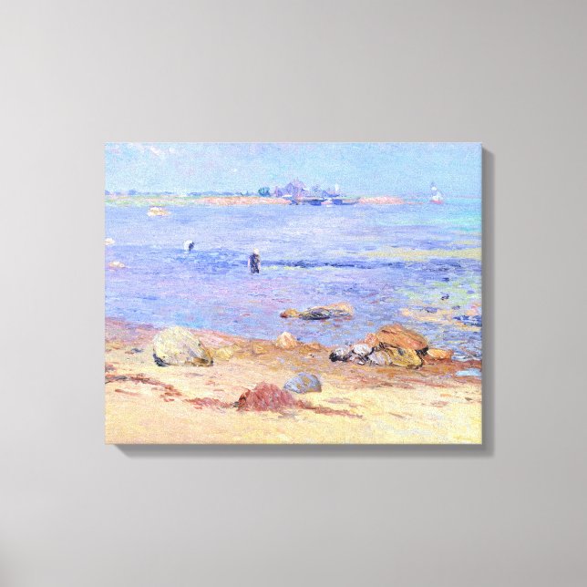 Treading Clams, Wickford Canvas Print (Front)