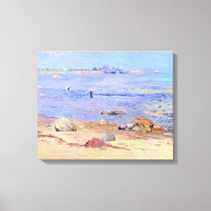 Treading Clams, Wickford Canvas Print