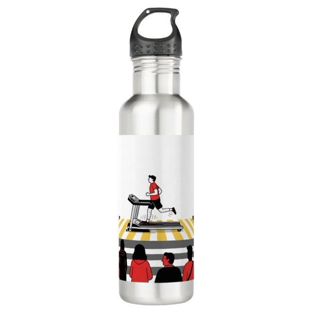 Treadmill Crosswalk Runner –  710 Ml Water Bottle (Front)