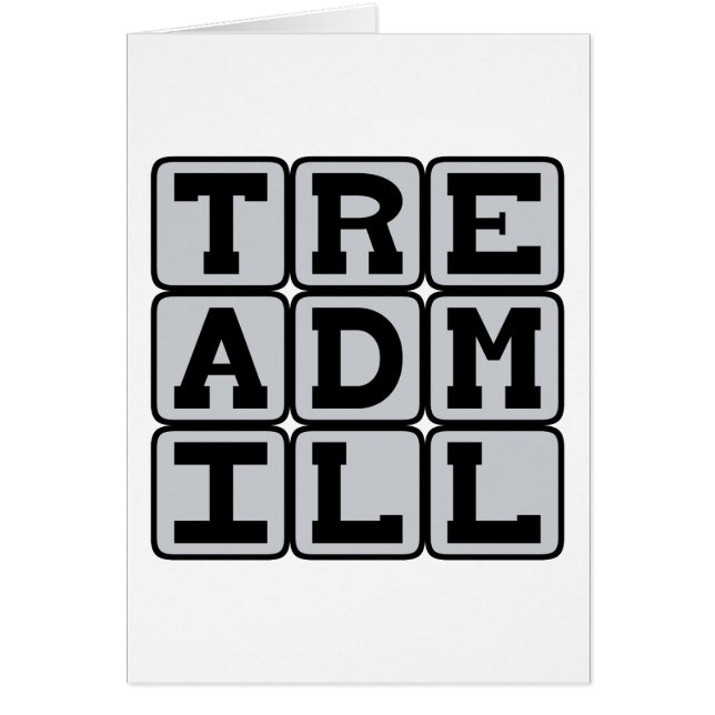 Treadmill, Exercise Equipment (Front)