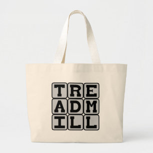 Treadmill, Exercise Equipment Large Tote Bag