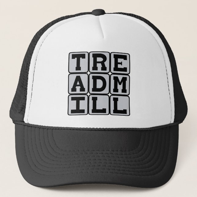 Treadmill, Exercise Equipment Trucker Hat (Front)