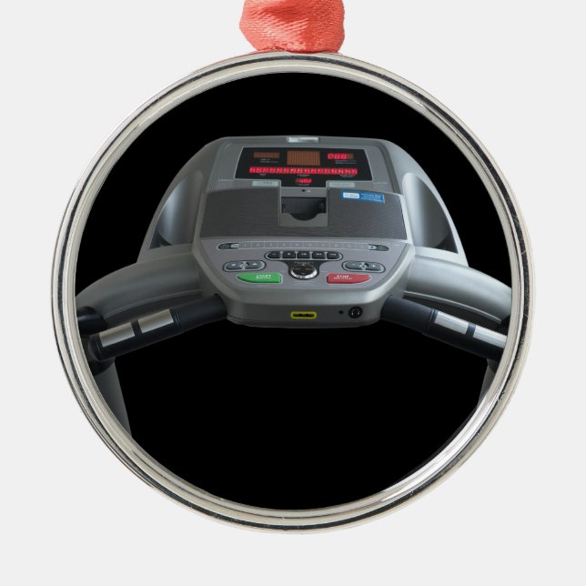 Treadmill Metal Ornament (Front)