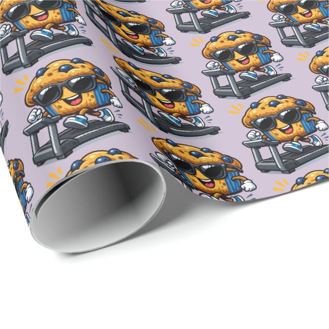 Treadmill Muffin Wrapping Paper (Roll Corner)