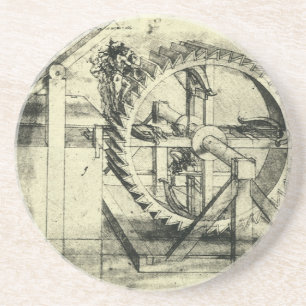 Treadmill Powered Crossbow by Leonardo da Vinci Coaster