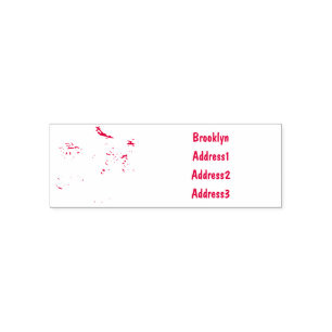 Treadmill & spinning bike cartoon illustration self-inking stamp