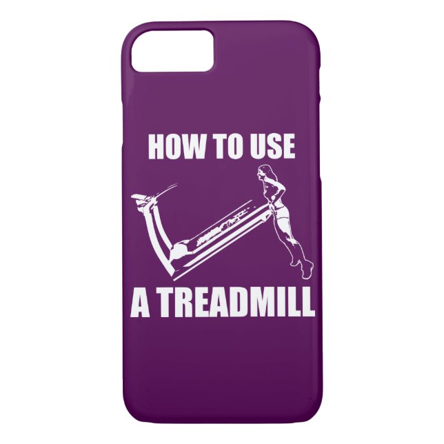 Treadmill - Women's Funny Novelty Workout Case-Mate iPhone Case (Back)