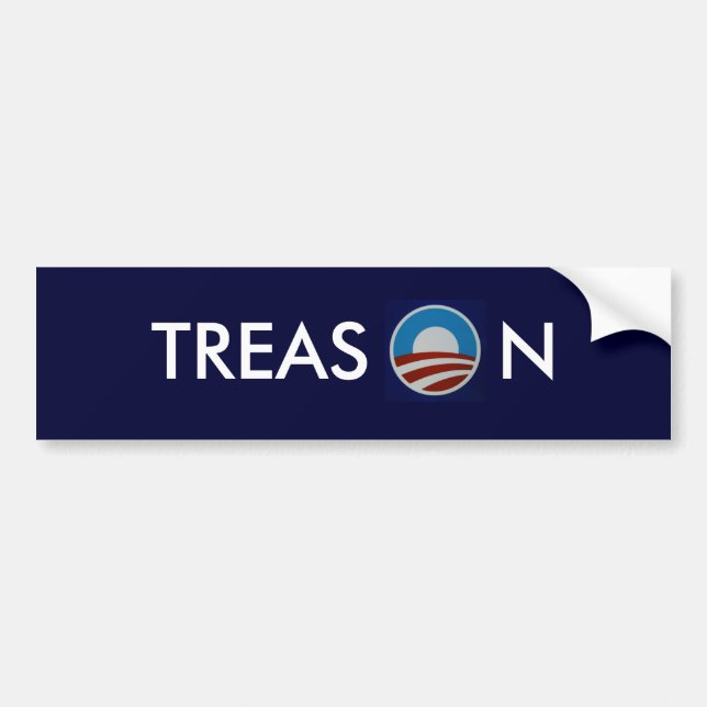 TREASON BUMPER STICKER (Front)
