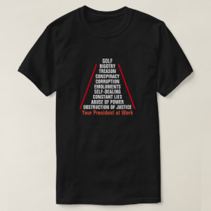 Treason Collusion Corruption Obstruction Trump T-Shirt