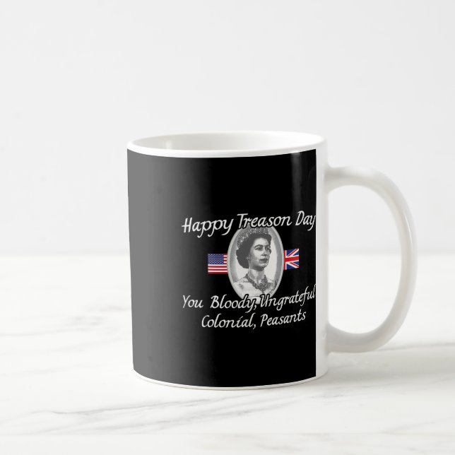 Treason Day King Charles Iii British Funny 4th Of  Coffee Mug (Right)
